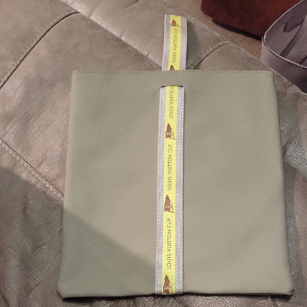 2003 Louis Vuitton Cup Limited Edition Tote with Yellow Branded Ribbon